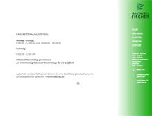 Tablet Screenshot of gaertnerei-fischer.info