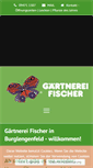 Mobile Screenshot of gaertnerei-fischer.de