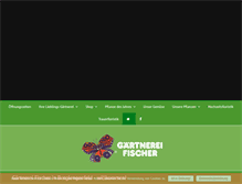 Tablet Screenshot of gaertnerei-fischer.de